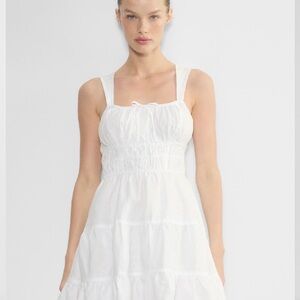 Aritzia White Midi Dress